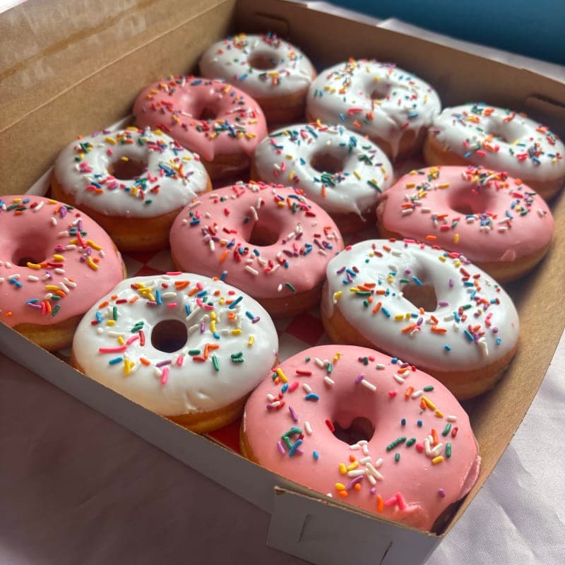 Strawberry Classic Iced Donut
